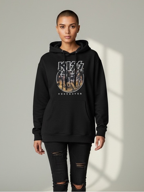 independent trading co Tops - Kiss Destroyer Hoodie X INDEPENDENT TRADING CO Sz XXL Rock Band